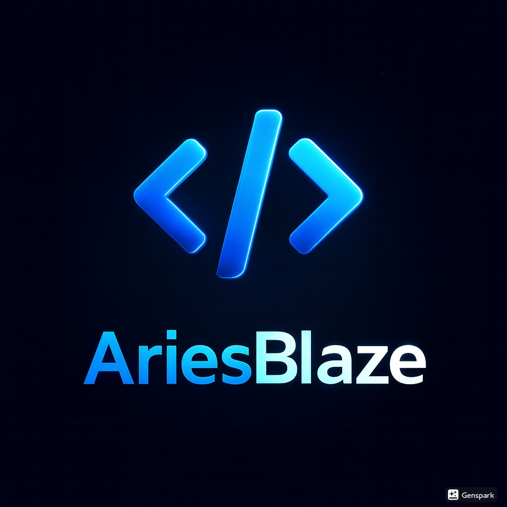 AriesBlaze Portfolio Logo