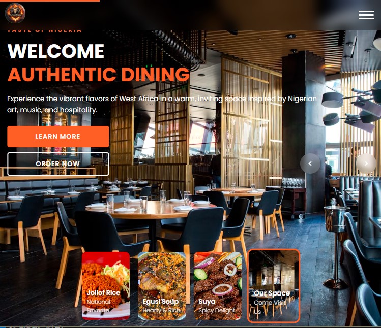 Restaurant Website